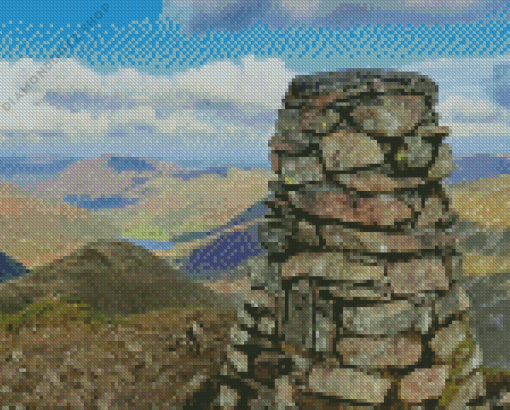 The Red Screes Diamond Painting