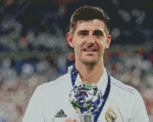 Goalkeeper Thibaut Courtois Diamond Painting