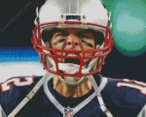 Tom Brady Football Quarterback Diamond Painting