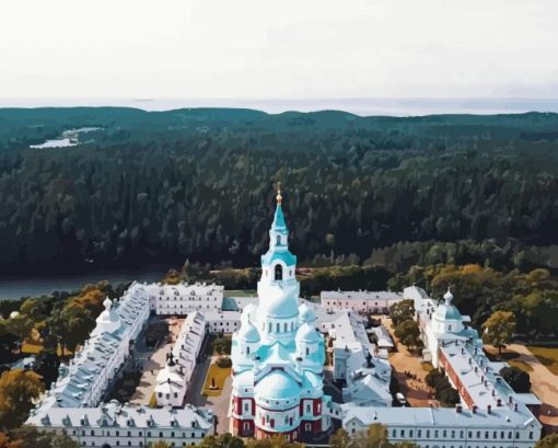 Valaam Island Monastery Diamond Painting