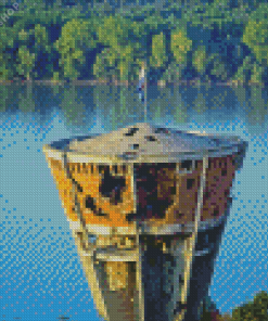 Vukovar Water Tower Diamond Painting