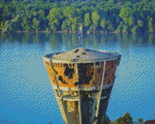 Vukovar Water Tower Diamond Painting