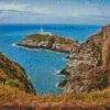 Wales South Stack Island Diamond Painting