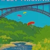 West Virginia Poster Diamond Painting