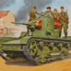 Ww2 Tank Military Diamond Painting