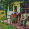 Young Farming Couple Diamond Painting