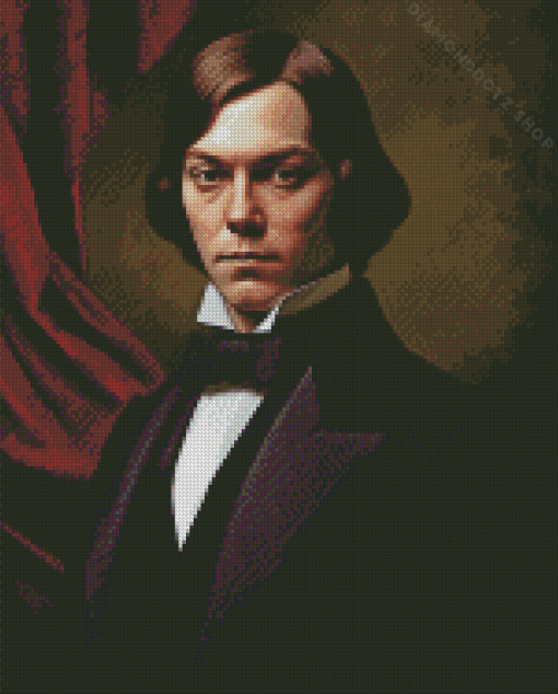 Young Robert Schumann Diamond Painting