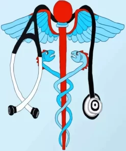 Aesthetic stethoscope Diamond Painting