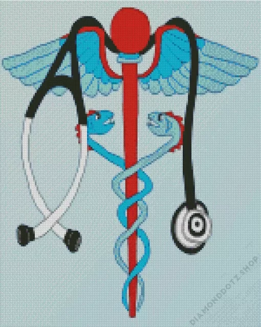 Aesthetic stethoscope Diamond Painting