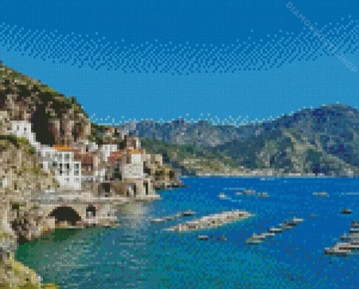 Atrani Italy Diamond Painting