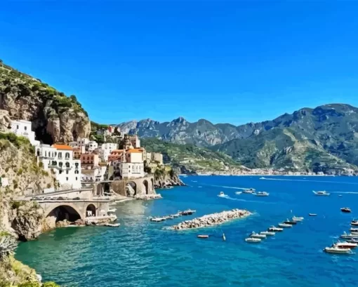 Atrani Italy Diamond Painting