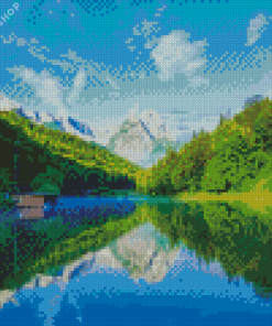 Bavarian Alps Landscape Diamond Painting