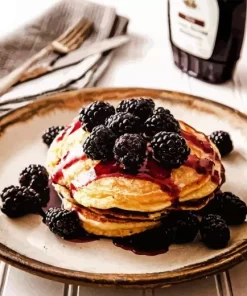 Blackberries Pancake Diamond Painting