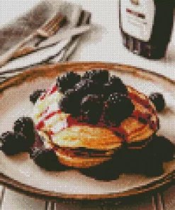 Blackberries Pancake Diamond Painting