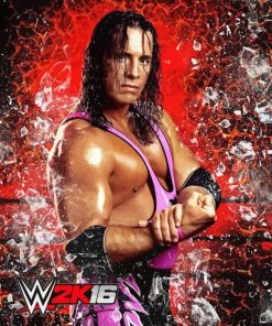 Bret Hart Wrestler Diamond Painting