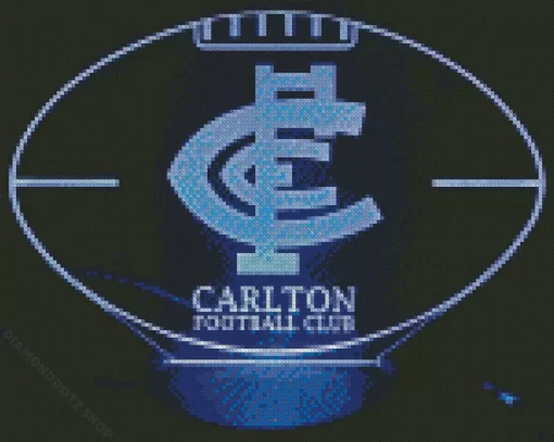 carlton football Diamond by Numbers