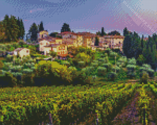 Castellina In Chianti Diamond Painting