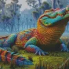 Colorful Alligator Diamond Painting