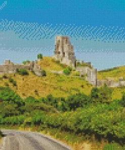 Corfe Castle Diamond Painting