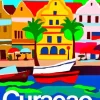 Curacao Poster Art Diamond Painting