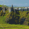 Dunluce Castle Landscape Diamond Painting