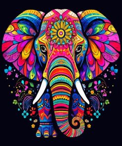 Elephant Mandala Diamond Painting