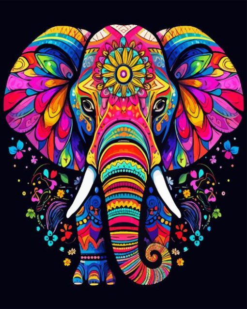 Elephant Mandala Diamond Painting