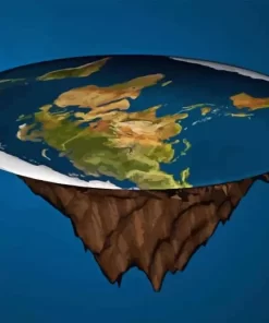 Flat Earth Diamond Painting