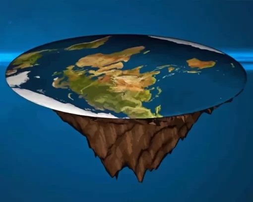 Flat Earth Diamond Painting