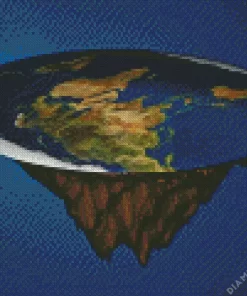 Flat Earth Diamond Painting