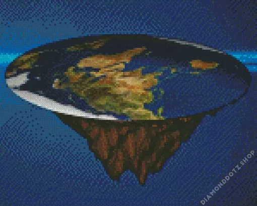 Flat Earth Diamond Painting