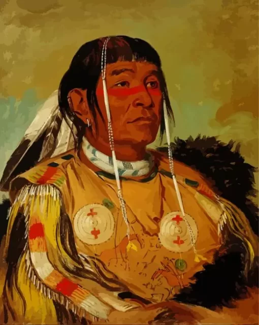 George Catlin Diamond Painting