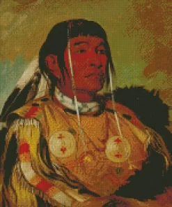 George Catlin Diamond Painting