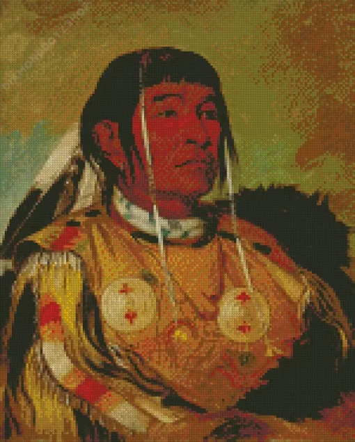 George Catlin Diamond Painting