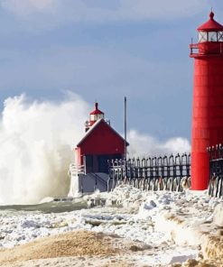 Grand Haven Lighthouse Diamond Painting