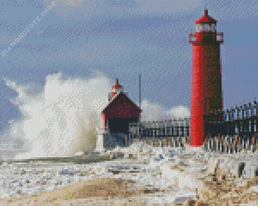 Grand Haven Lighthouse Diamond Painting