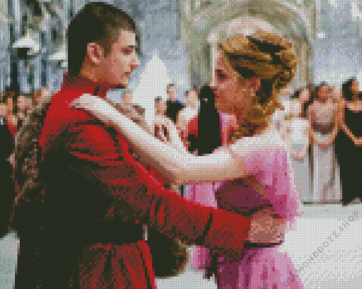 Hermione Granger And Krum Diamond Painting