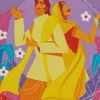 Indian Couple Dancing Diamond Painting