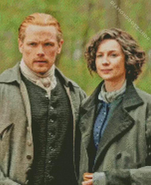 Jamie And Claire Diamond Painting