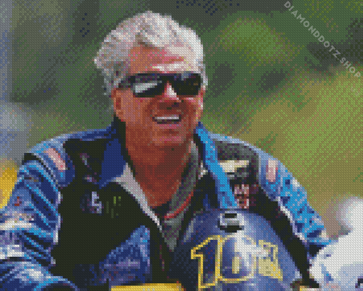 John Force Racing Driver Diamond Painting