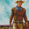 John Wayne Hondo Diamond Painting