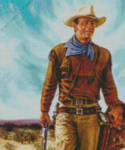 John Wayne Hondo Diamond Painting