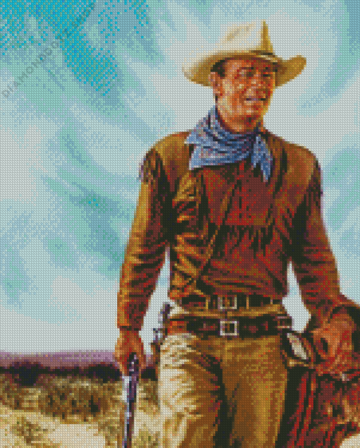 John Wayne Hondo Diamond Painting