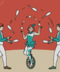 Jugglers Diamond Painting