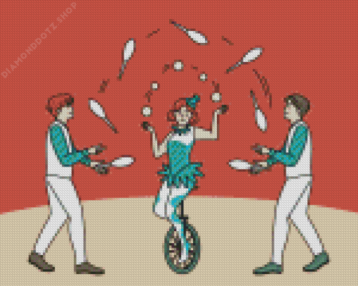 Jugglers Diamond Painting