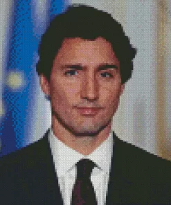 Prime Minister Justin Trudeau Diamond Painting