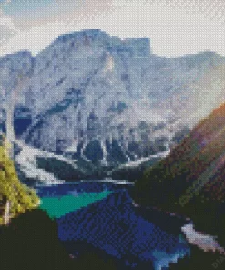 Lake Braies Diamond Painting