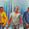 Michael Trevor Franklin Game Diamond Painting