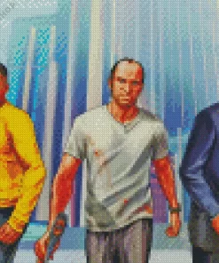 Michael Trevor Franklin Game Diamond Painting