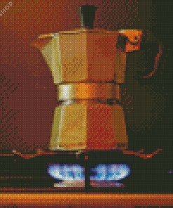 Moka Pot Diamond Painting